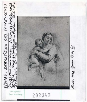 Sebastiano del Piombo: Jungfrau mit Kind