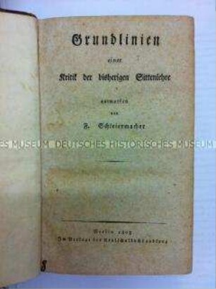 Grundlagen der Ethik und Moral