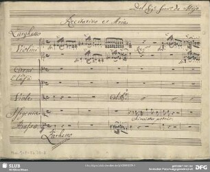 Ifigenia in Tauride. Excerpts - Mus.1-F-82,30-3 : S, orch, b