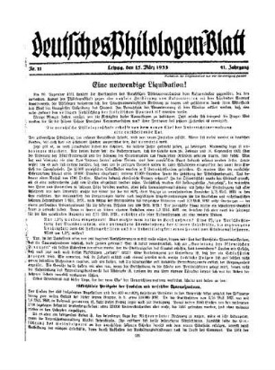 Eine notwendige Liquidation!