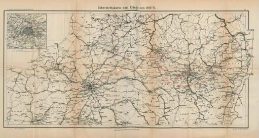 No. 5. Uebersichtskarte zum Kriege von 1870/71