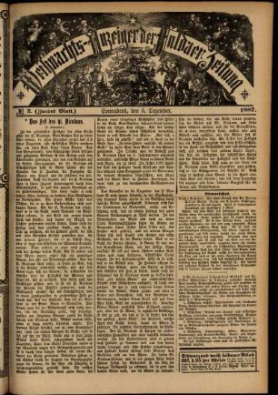 Ausgabe vom Samstag, den 03. Dezember 1887.