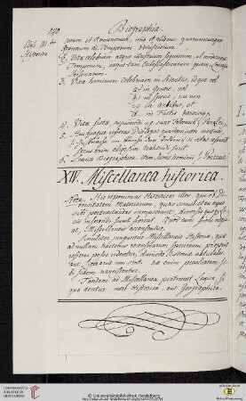 XIV. Miscellanea historica
