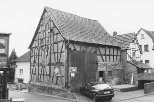 Scheune, Fachwerk; Gelnhausen, Oberstraße 2