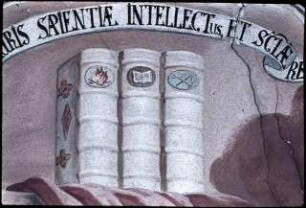 Drei Bücher: "In thesauris sapientia intellectus et sci[enti]ae religiositas (Prediger 2:26)