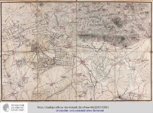 [Erstes und zweites Blatt der Situations Carte der Obern Grafschaft Catzenellenbogen von Hauptmann Johann Heinrich Haas]. [Johann Christoph] Bechstatt fecit. 1798