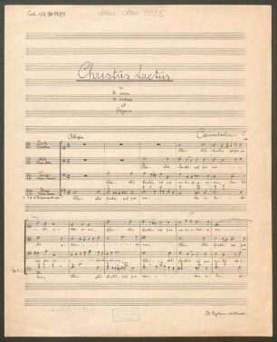 Christus factus - BSB Mus.ms. 9035 : à 4 voce, 4 violae et organo