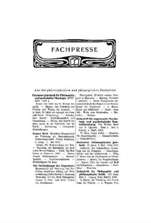 Fachpresse