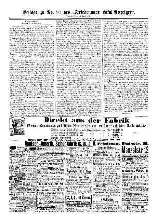 Beilage zu Nr. 91