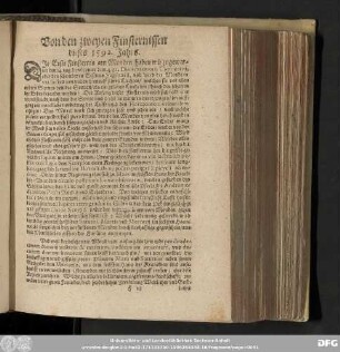 Von den zweyen Finsternissen dieses 1592. Jahrs.