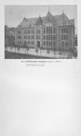 Staatliche Vereinigte Maschinenbauschule in Altona.