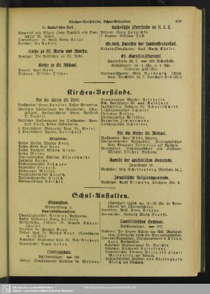 Kirchen-Vorstände