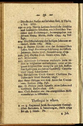 Theologici in octavo.