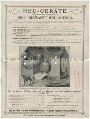 Landwirtschaftliche Maschinen der Whitman Agricultural Company in USA