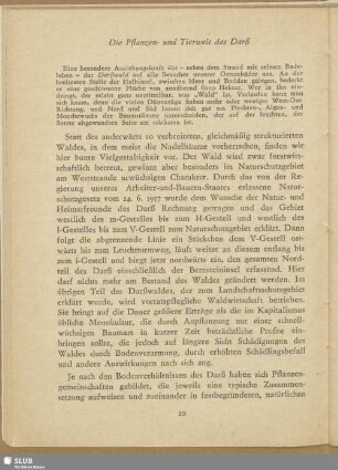 Die Pflanzen- und Tierwelt des Darß