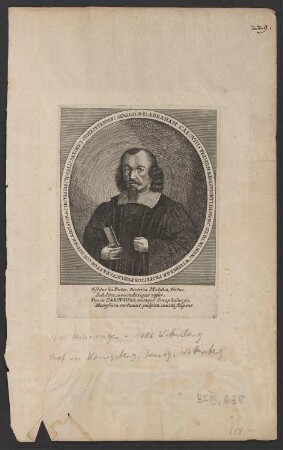 Porträt Abraham Calov (1612-1686)