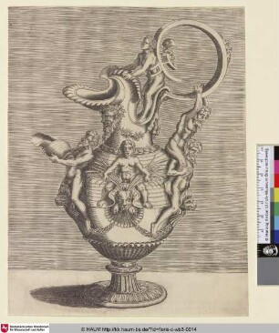 [Nautiluspokal; Can formed from shell, Nautilus Cup]