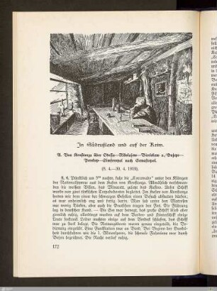 A. Von Konstanza über Odessa - Nikolajew - Bierislaw a./Dnjepr - Perekop - Simferopol nach Sewastopol