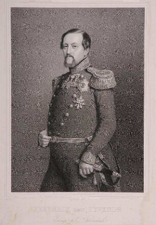 Bildnis von Friedrich VII. (1808-1863), König von Dänemark