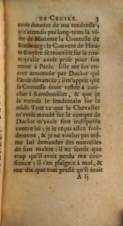 Mémoires de Cecile, Tome 3 (1752)