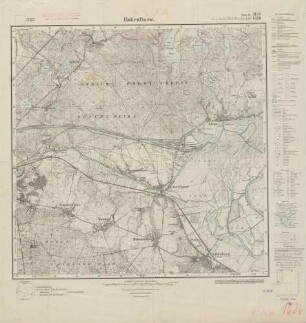3149 (alte Nr.: 1626) Hohenfinow, Meßtischblatt (4cm - Karte)