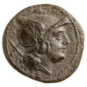 Münze, Denar, 209 - 208 v. Chr.