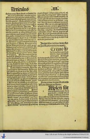 Liber III. De Purificatione.
