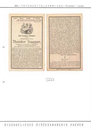 Stapper, Theodor