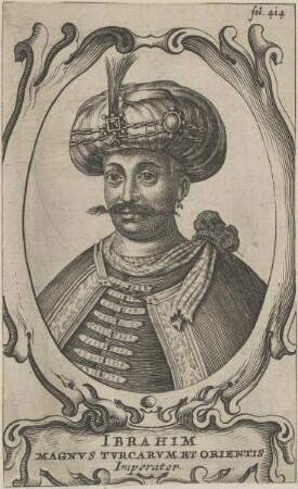 Bildnis von Ibrahim (Bassa), Sultan des Osmanischen Reiches