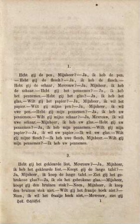 Anleitung zur Erlernung der holländischen Sprache : nach e. neuen u. vollst. Plane u. mit Berücksichtigung des Vlämischen, für den Schul- und Privatunterricht, [2]. Schlüssel zu den Aufgaben in dem Lehrbuche der holländischen Sprache nach Ollendorff's Methode
