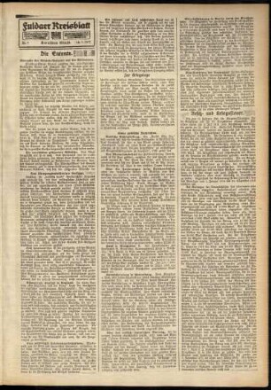 Zweite Ausgabe vom Freitag, den 12. Januar 1917.