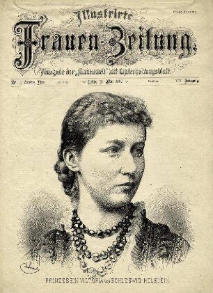 Bildnis von Auguste Victoria (1858-1921), Deutsche Kaiserin