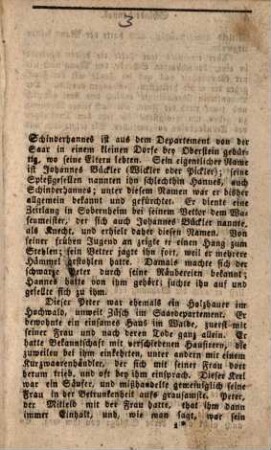 Lebensbeschreibung des berüchtigten Räuberhauptmannes Schinderhannes und einiger seiner Spießgesellen