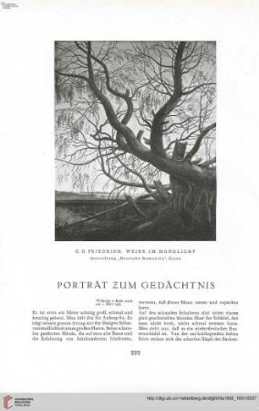 46: Porträt zum Gedächtnis