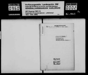 Weill-Thomsen, Dr. Walter Israel in Lugano (Schweiz] Schenkungsvertrag