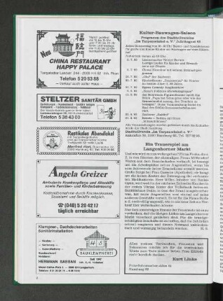 Ein Trauerspiel am Langenhorner Markt