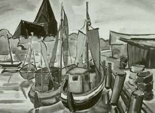 Hafen auf der Insel Poel