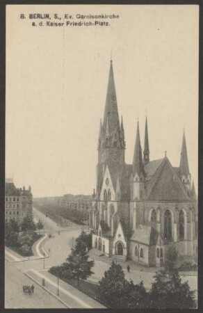 Ansichtskarte Evangelische Garnisonkirche am Südstern