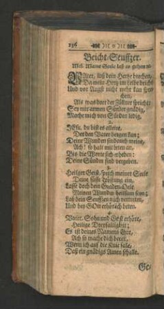 Beicht-Seuffzer. [u. a.]