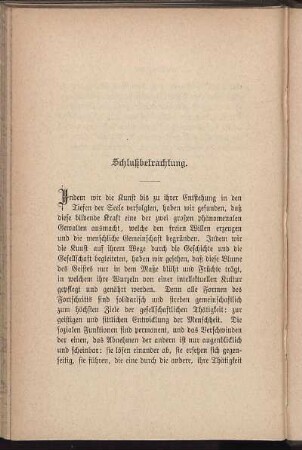 Schlußbetrachtung.