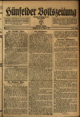 Ausgabe vom Dienstag, den 04. Januar 1921.