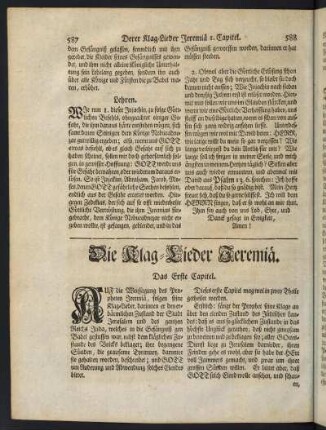 588-612, Die Klag-Lieder Jeremia