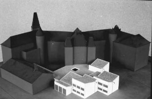 Freiburg: Modell; Erweiterungsbau Friedrich-Gymnasium