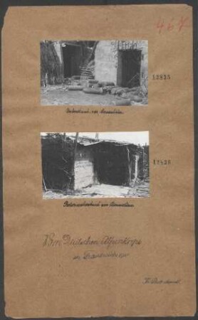 Unterstand von Armentieres