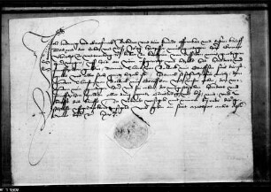 Ludwig von Graveneck quittiert über Wein im Wert von 115 fl. für das Dienstgeld seines Stiefsohns Claus von Baldeck.