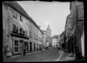 Blick in die Vorstadtstraße in Buchen