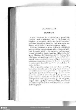 Chapitre XVI. Statistique
