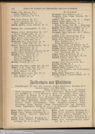 Falkenhain mit Ploschwitz
