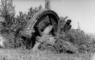 Wermsdorf-Mahlis. Windmühlenberg, Reste der Bockmühle