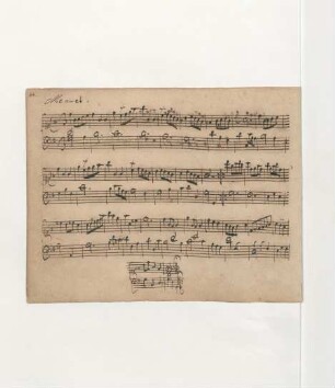 Suiten. Auszüge; cemb; G-Dur; BWV Anh. III 183